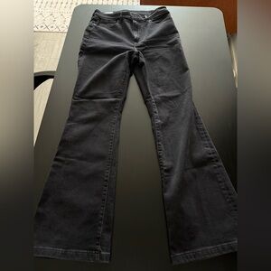 Gap High Rise 70s Flare Jeans in Black